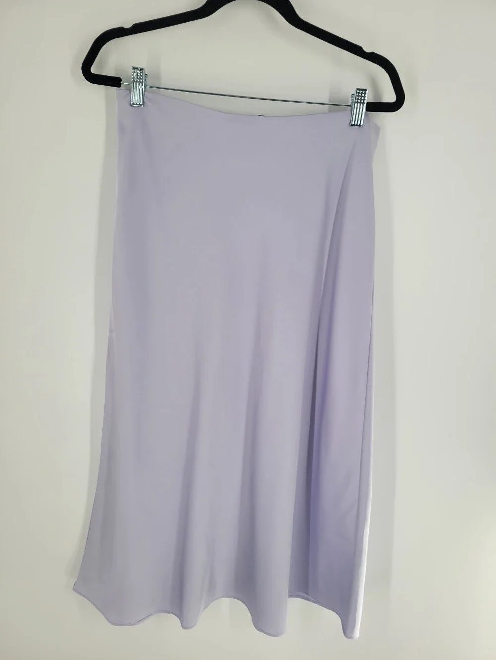 J. Crew Lilac Midi Skirt Silky Look Size M